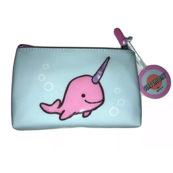 by Jellycat Handbags - by JellyCat Seas The Day Small Pouch Makeup Bag